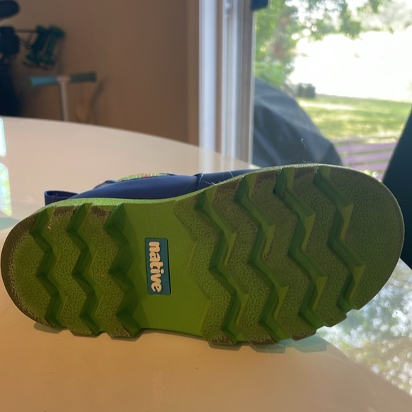 Native Blue-Green Lightning Rainboots - Picture 7 of 7
